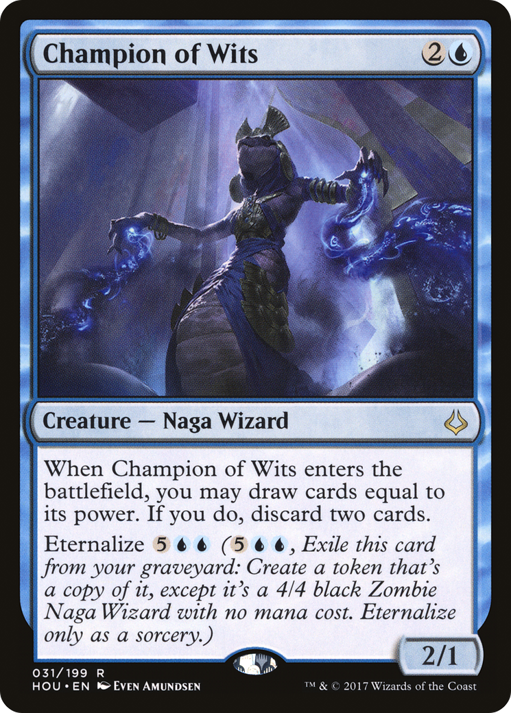 Champion of Wits - Foil