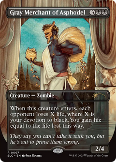 Gray Merchant of Asphodel (0007) (Borderless) - Foil slc