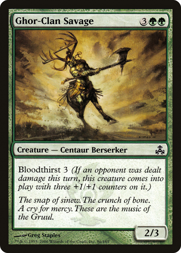 Ghor-Clan Savage - Foil