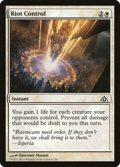 Riot Control - Foil