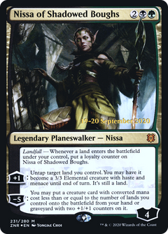 Nissa of Shadowed Boughs (231) (Prerelease) - Foil