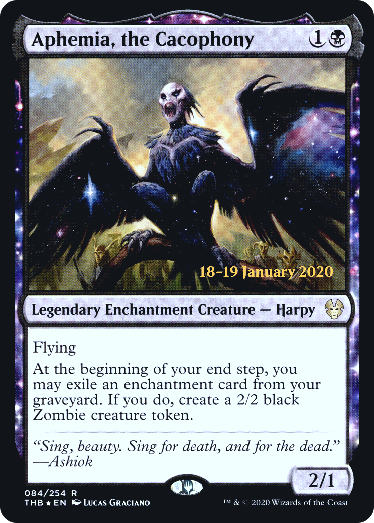 Aphemia, the Cacophony (084) (Prerelease) - Foil