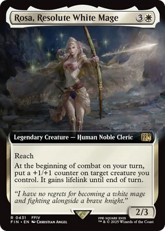 Rosa, Resolute White Mage (0431) (Extended Art)