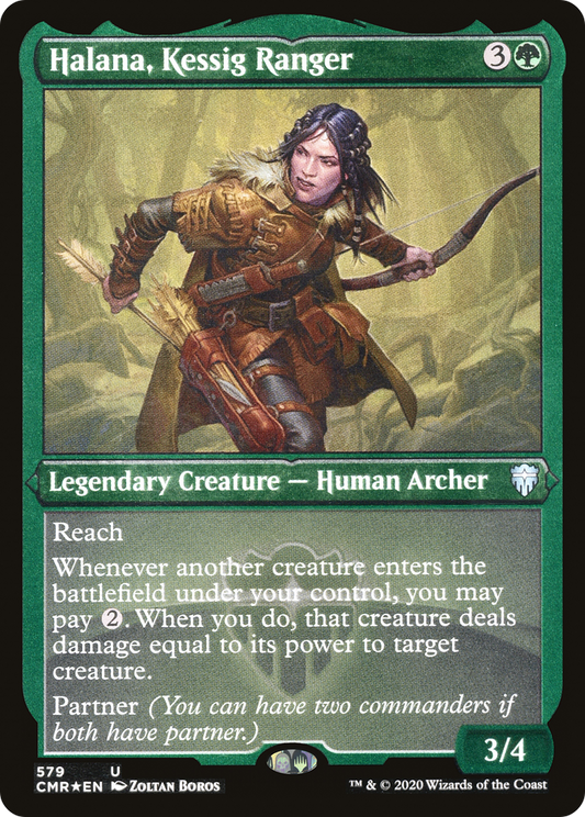 Halana, Kessig Ranger - Foil Etched