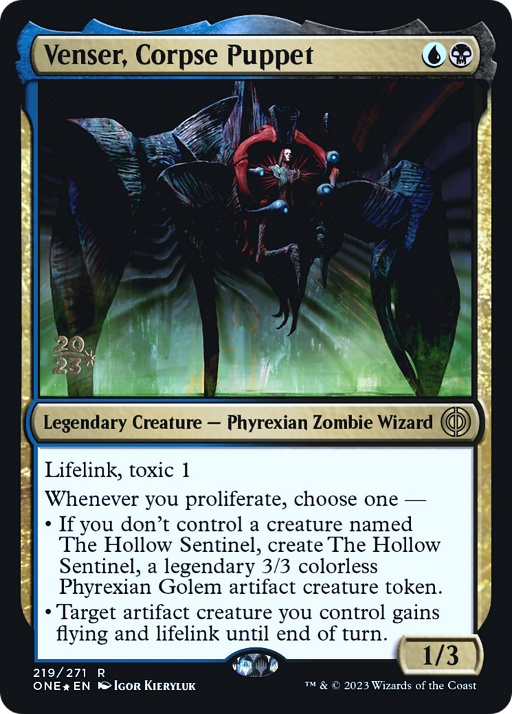 Venser, Corpse Puppet (219) (Prerelease) - Foil