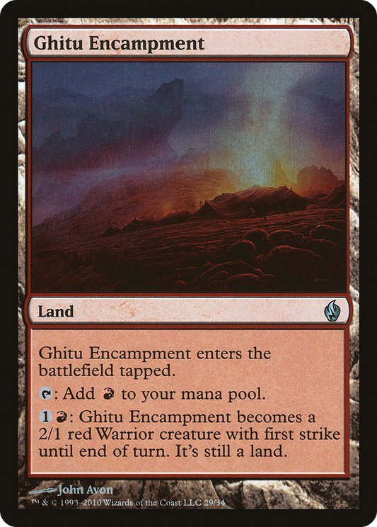 Ghitu Encampment - Foil