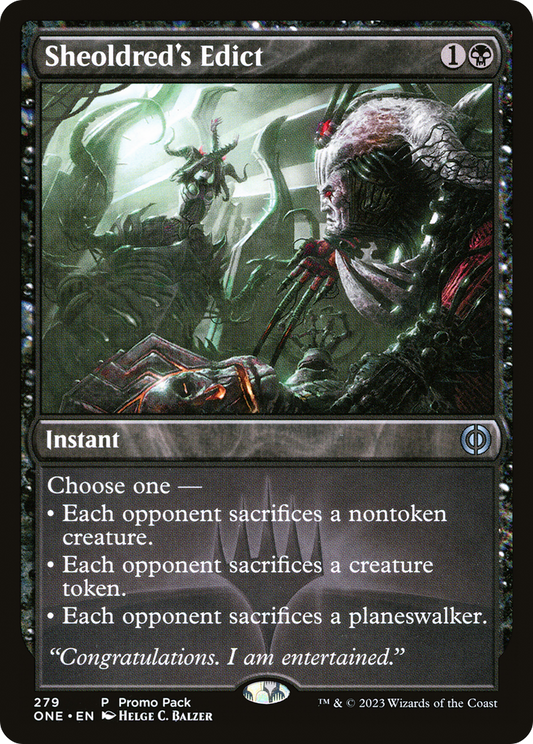 Sheoldred's Edict (279) (Promo Pack)