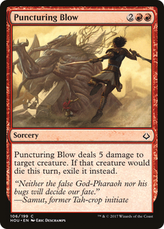 Puncturing Blow - Foil