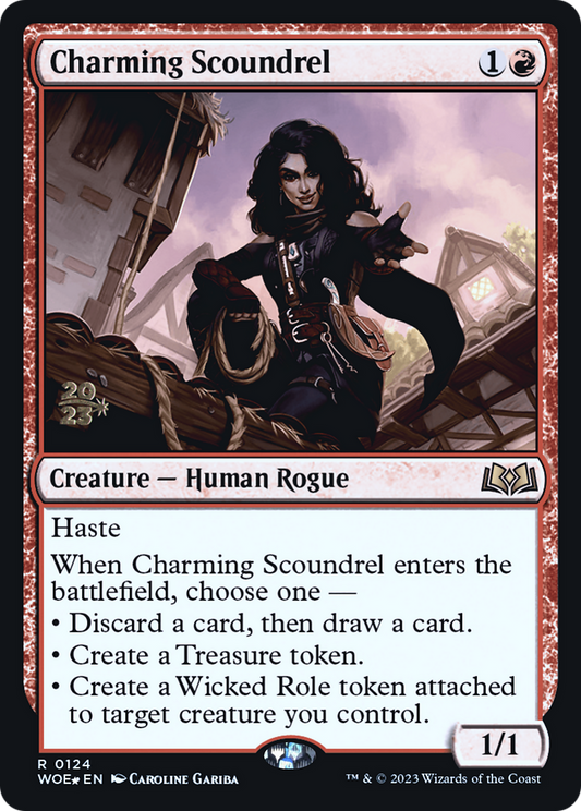 Charming Scoundrel (0124) (Prerelease) - Foil