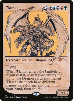 Tiamat (1017) (Showcase) - Foil