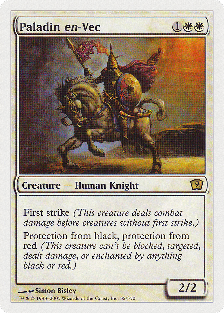 Paladin en-Vec (9th Edition) (Oversized) (Box Topper Promo) (O9TH)