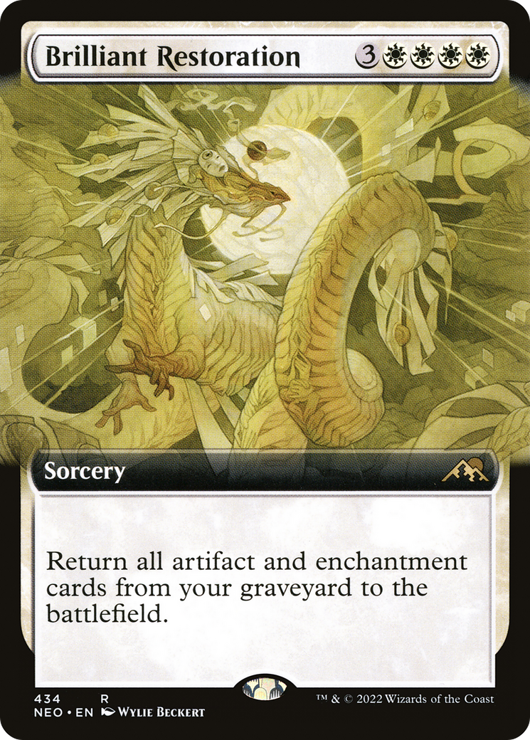 Brilliant Restoration (434) (Extended Art) - Foil
