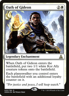 Oath of Gideon (030) (Prerelease) - Foil