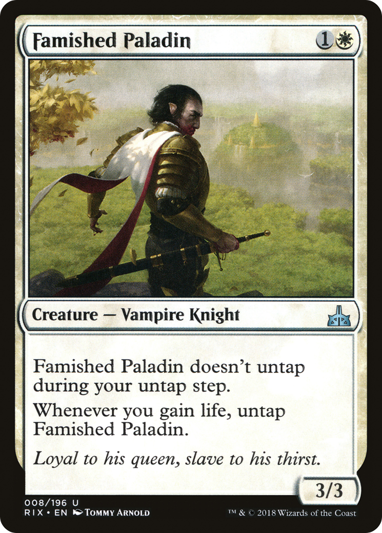 Famished Paladin - Foil