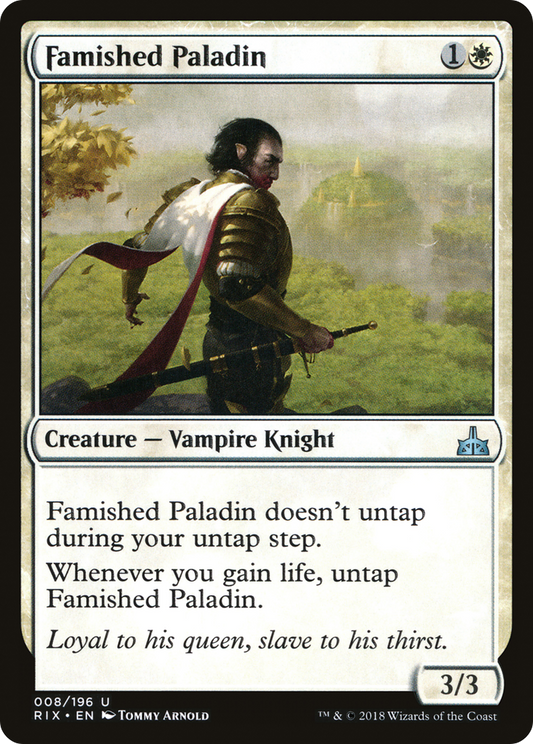 Famished Paladin - Foil
