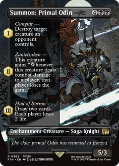 Summon: Primal Odin (0365) (Borderless) - Foil