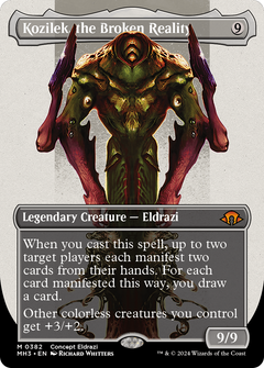 Kozilek, the Broken Reality (0382) (Borderless) - Foil