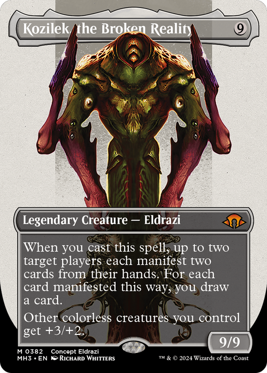 Kozilek, the Broken Reality (0382) (Borderless) - Foil