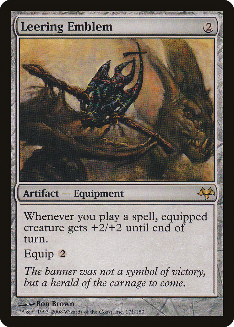 Leering Emblem - Foil