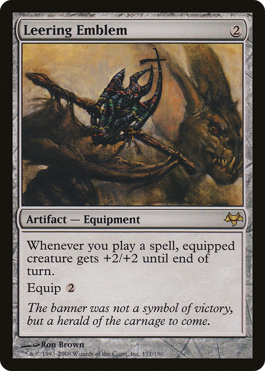 Leering Emblem - Foil