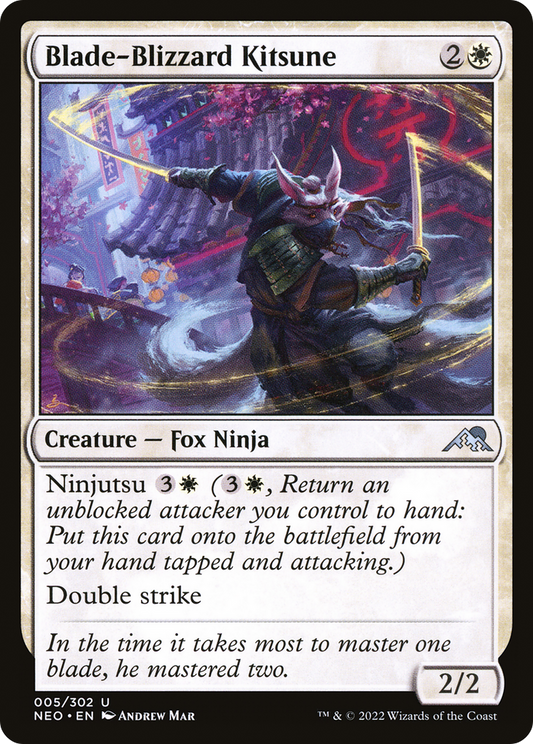 Blade-Blizzard Kitsune - Foil