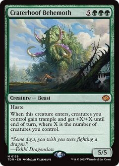 Craterhoof Behemoth (0138) (Promo Pack) - Foil