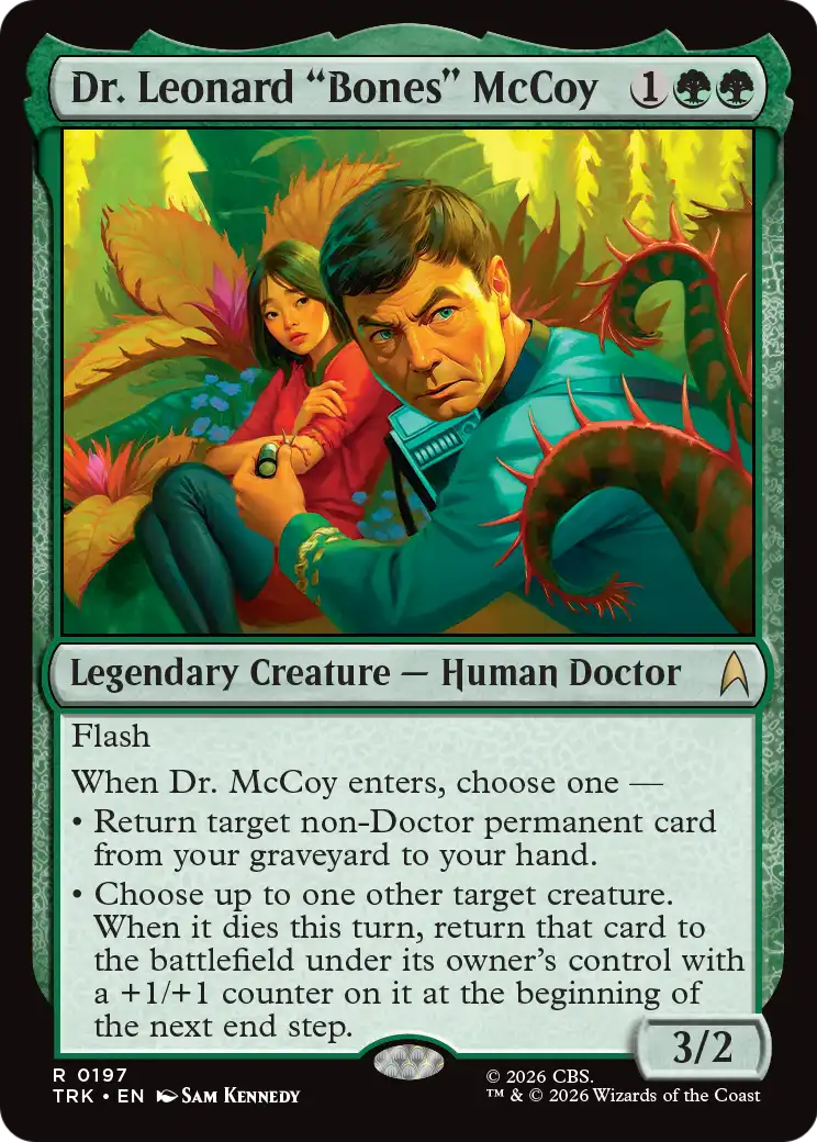 Dr. Leonard "Bones" McCoy (TRK) - Foil