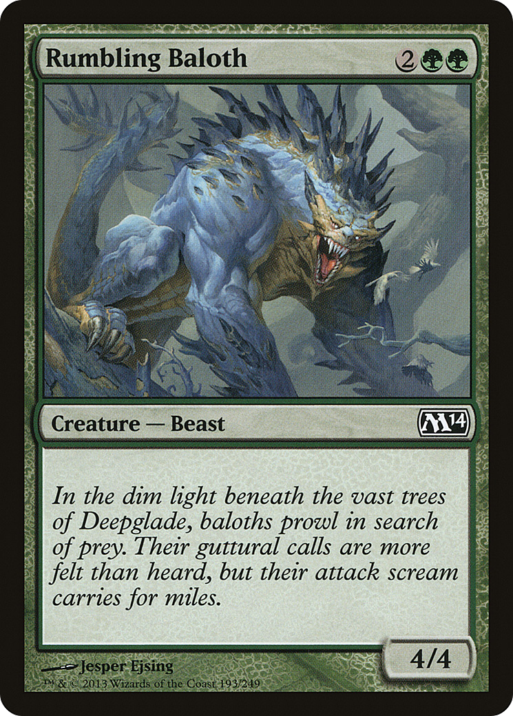 Rumbling Baloth - Foil