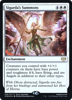 Sigarda's Summons (036) (Prerelease) - Foil