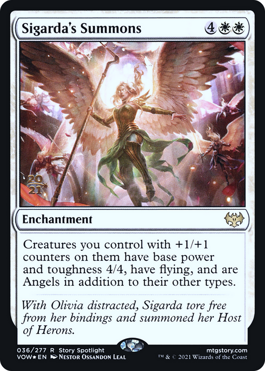 Sigarda's Summons (036) (Prerelease) - Foil