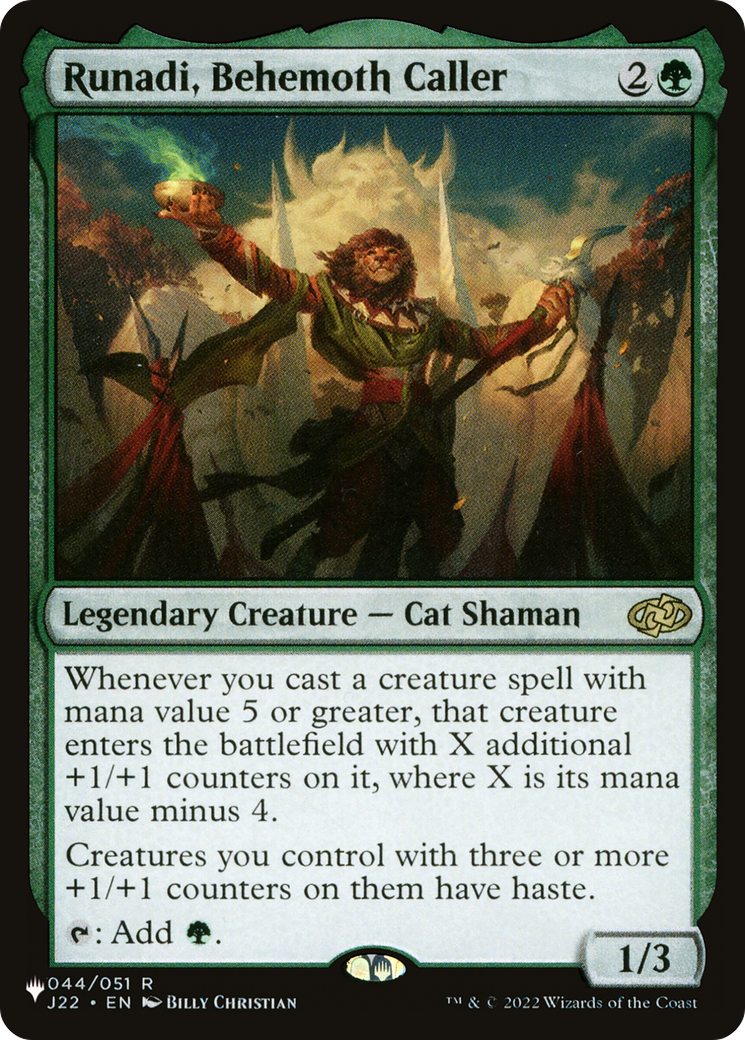 Runadi, Behemoth Caller (J22-44) (PLST)