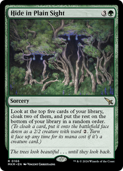 Hide in Plain Sight - Foil