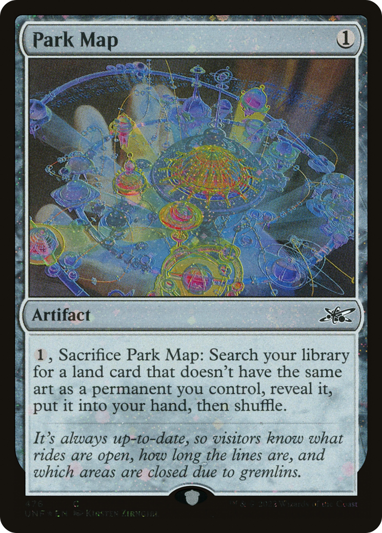 Park Map (476) - Galaxy Foil