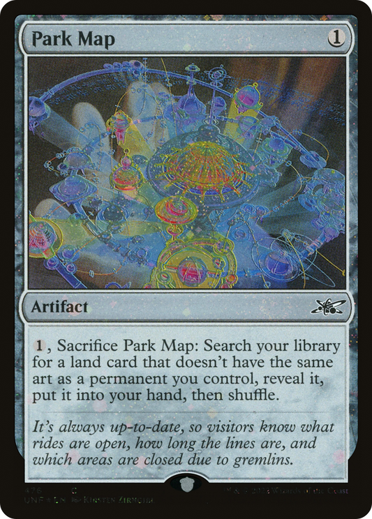 Park Map (476) - Galaxy Foil