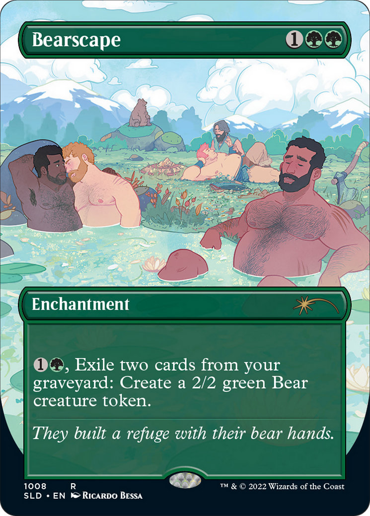 Bearscape (1008) (Borderless) - Foil