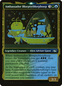 Ambassador Blorpityblorpboop (505) (Showcase) - Galaxy Foil