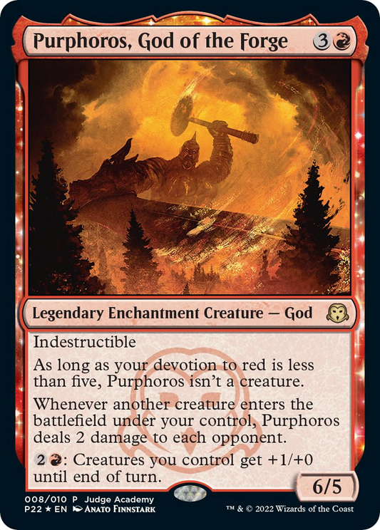 Purphoros, God of the Forge (008) (Judge Academy) - Foil