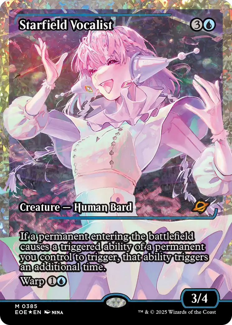 Starfield Vocalist (0385) (Showcase) - Fracture Foil