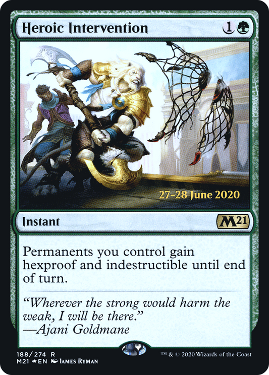 Heroic Intervention (188) (Prerelease) - Foil