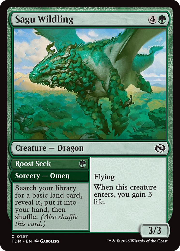 Sagu Wildling // Roost Seek - Foil