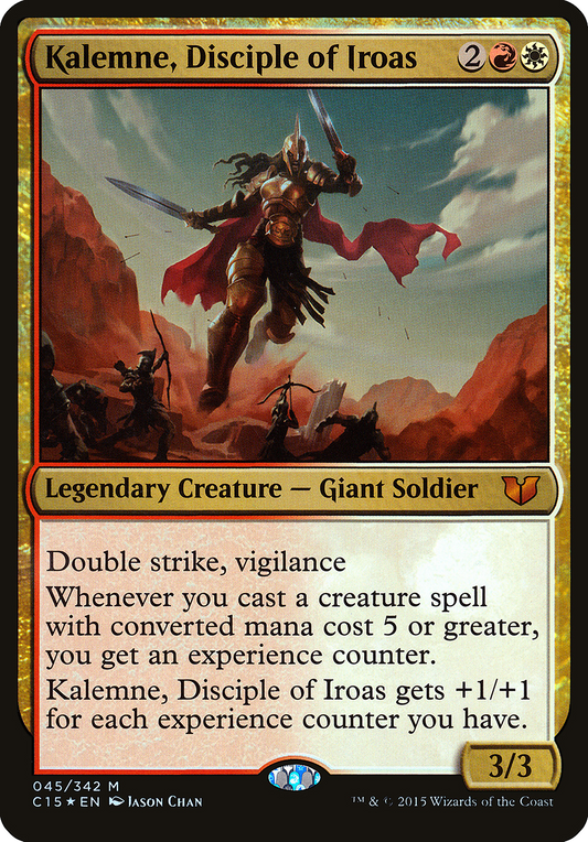 Kalemne, Disciple of Iroas (Oversized) (OC15) - Foil