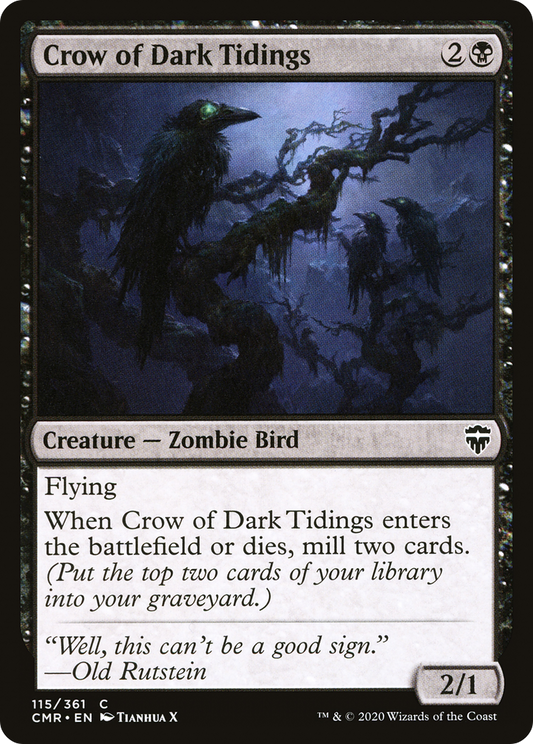 Crow of Dark Tidings - Foil