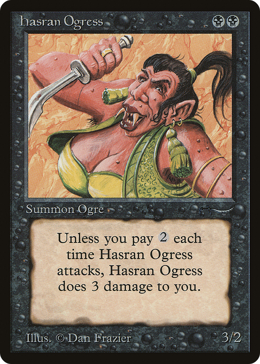 Hasran Ogress (Light Mana Symbol)