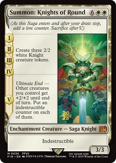 Summon: Knights of Round (0036) (Prerelease) - Foil
