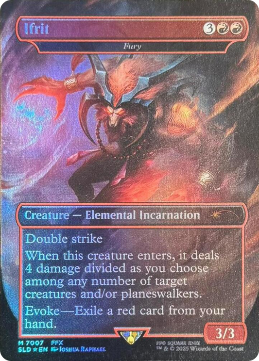 Ifrit [Fury] (7007) (Borderless) - Foil