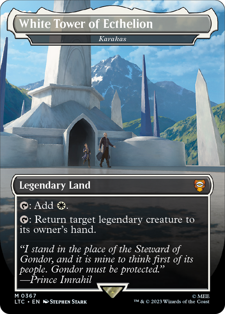 White Tower of Ecthelion [Karakas] (0367) (Borderless) - Foil