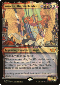 Aurelia, the Warleader (0165) (Showcase) - Halo Foil