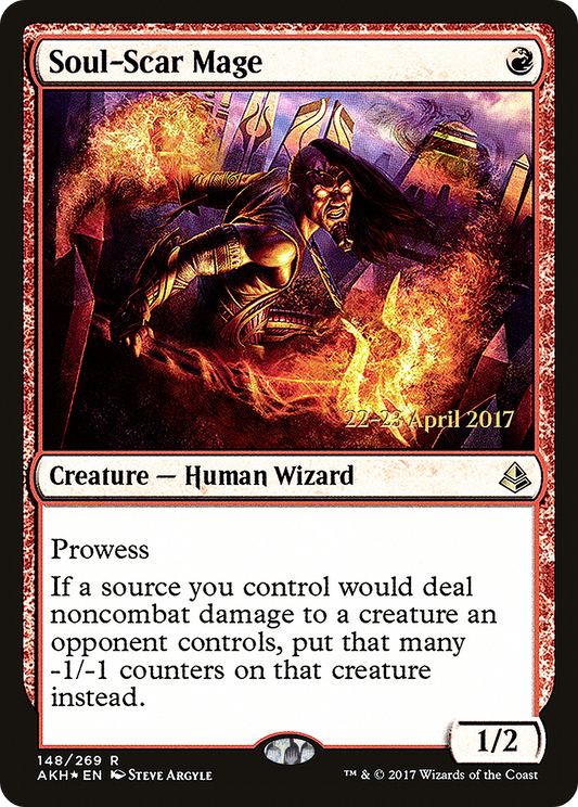 Soul-Scar Mage (148) (Prerelease) - Foil