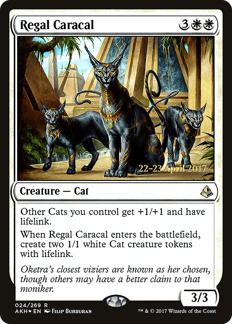 Regal Caracal (024) (Prerelease) - Foil