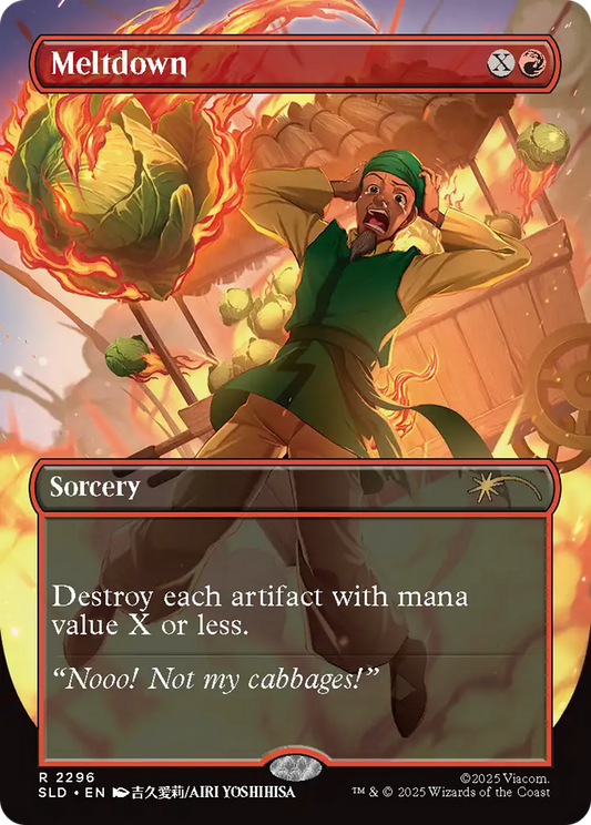 Meltdown (2296) (Borderless) - Foil sld